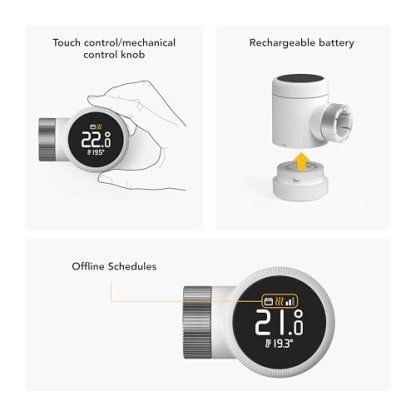 tado° Smart Radiator Thermostat X – Starter Kit with Bridge X, Heating Control via App and Smart Speaker (Alexa, Siri, Google Assistant), Save Heating Costs, DIY Installation  Amazon.co.uk: Home & Kitchen - Image 4