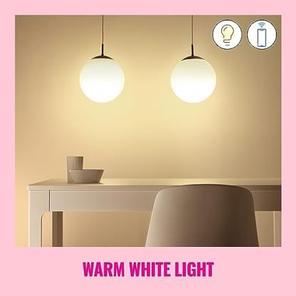 WiZ Tunable White [B22 Bayonet Cap] Smart Connected WiFi Light Bulb. 60W Warm to Cool White Light, App Control for Home Indoor Lighting, Livingroom, Bedroom.  Amazon.co.uk: Lighting - Image 6