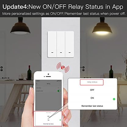 MOES ZigBee Smart Wall Light Switch No Neutral Wire Required, No Capacitor Needed, Smart Life Tuya Remote Control, Works with Alexa, Google Home, Tuya ZigBee Hub Required, 3 Gang, White  Amazon.co.uk: DIY & Tools - Image 5