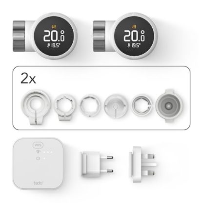 tado° Smart Radiator Thermostat X – Starter Kit with Bridge X, Heating Control via App and Smart Speaker (Alexa, Siri, Google Assistant), Save Heating Costs, DIY Installation  Amazon.co.uk: Home & Kitchen - Image 7
