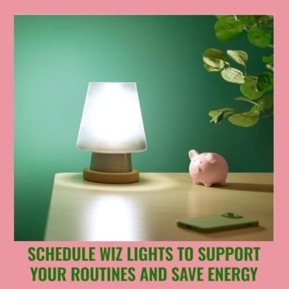 WiZ Ultra Efficient Smart LED Lamp, E27, Energy Efficiency Class A, Energy Saving, Automation and Smart Control via App/Voice via WLAN  Amazon.co.uk: Lighting - Image 6