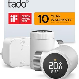 tado° Smart Radiator Thermostat X – Starter Kit with Bridge X, Heating Control via App and Smart Speaker (Alexa, Siri, Google Assistant), Save Heating Costs, DIY Installation  Amazon.co.uk: Home & Kitchen
