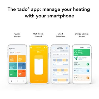 tado Wired Smart Thermostat - Add-On Thermostat For Multizone Control, Digital Heating Management, Easy Installation, Save Heating Energy And Costs - Replacement Of Existing Wired Thermostats  Tado: Amazon.co.uk: Home & Kitchen - Image 4