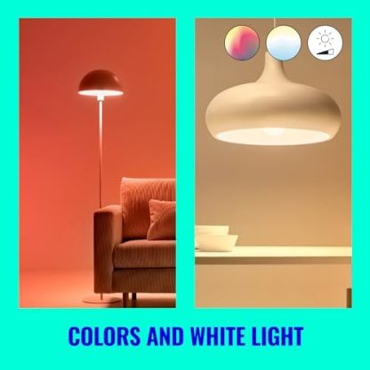 WiZ Smart Bulb, E27, 60W, Shades of White, Smart LED Connected WiFi Works with Alexa, Google Assistant & HomeKit, App Control for Home Indoor Lighting, Livingroom, Bedroom, Energy Monitoring, 2 Pack  Amazon.co.uk: Lighting - Image 6