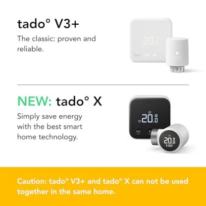 tado Smart Thermostat X – Starter Kit Wired Room Thermostat & Bridge X, Control via App & Smart Speaker (Alexa, Siri, Google Assistant), DIY Installation, Not Compatible with tado V3+  Amazon.co.uk: Home & Kitchen - Image 8