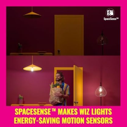 WiZ Ultra Efficient Smart LED Lamp, E27, Energy Efficiency Class A, Energy Saving, Automation and Smart Control via App/Voice via WLAN  Amazon.co.uk: Lighting - Image 7