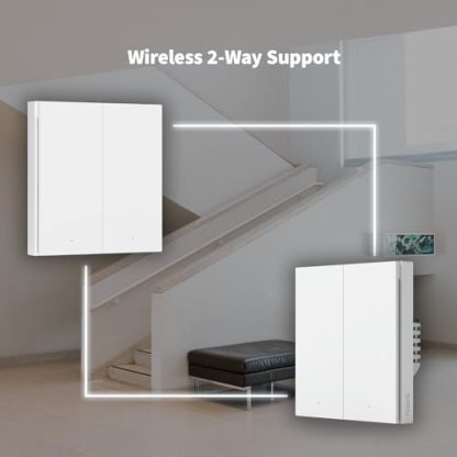 Aqara Smart Wall Switch H1 (No Neutral, Double Rocker), Requires Zigbee AQARA HUB, Remote Control Light Switch for Smart Home, Compatible with Amazon Alexa, Apple HomeKit, Google Assistant, IFTTT  Amazon.co.uk: DIY & Tools - Image 5
