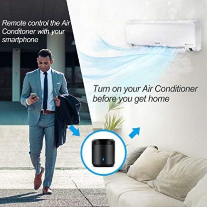 Broadlink Smart Home Hub, RM Mini3 Smart Wi-Fi IR Universal Remote Control, 2.4GHz Wi-Fi Only, One for All Infrared Controller - Black  Amazon.co.uk: Electronics & Photo - Image 2