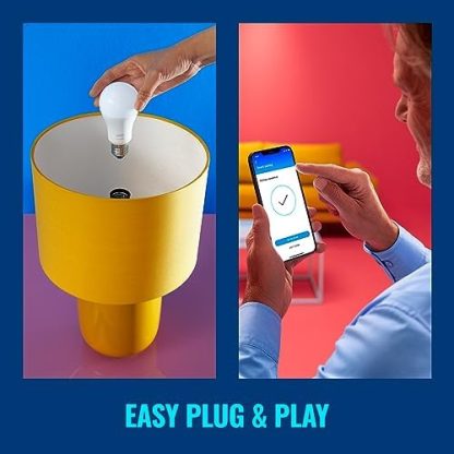 WiZ Smart Colour Bulb, E27, 8.5W, Motion Sensor with App, Dynamic Scenes,Connected WiFi Works with Alexa, Google Assistant & HomeKit, App Control for Home Indoor Lighting, Bedroom, Energy Monitoring  Amazon.co.uk: Lighting - Image 5