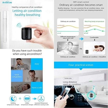 Broadlink Smart Home Hub, RM Mini3 Smart Wi-Fi IR Universal Remote Control, 2.4GHz Wi-Fi Only, One for All Infrared Controller - Black  Amazon.co.uk: Electronics & Photo - Image 5